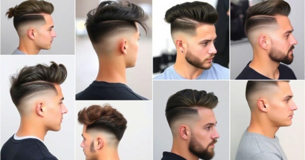 Mid fade haircut