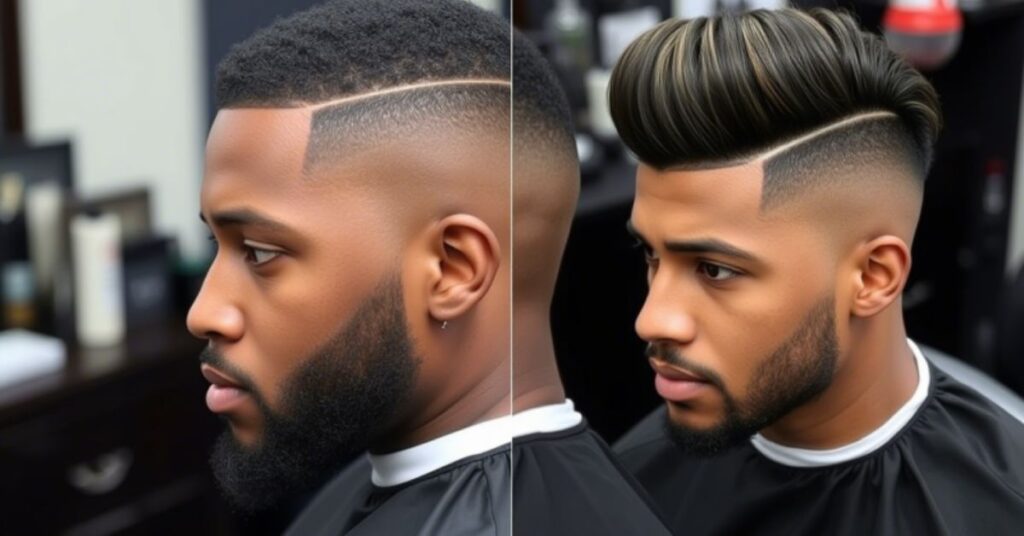 Fade haircuts for black men