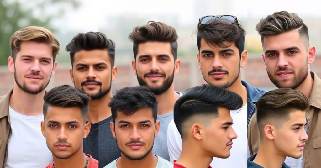 Attractive men's hairstyles