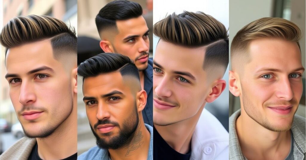 Attractive men's hairstyles