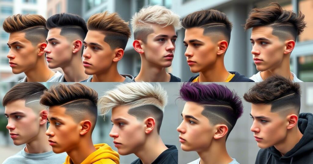 Attractive men's hairstyles