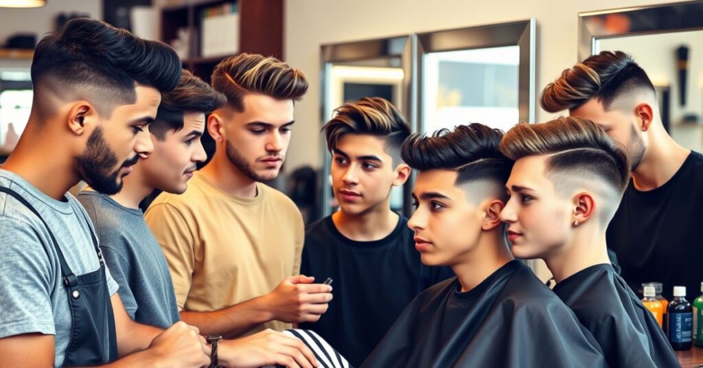 Attractive men's hairstyles