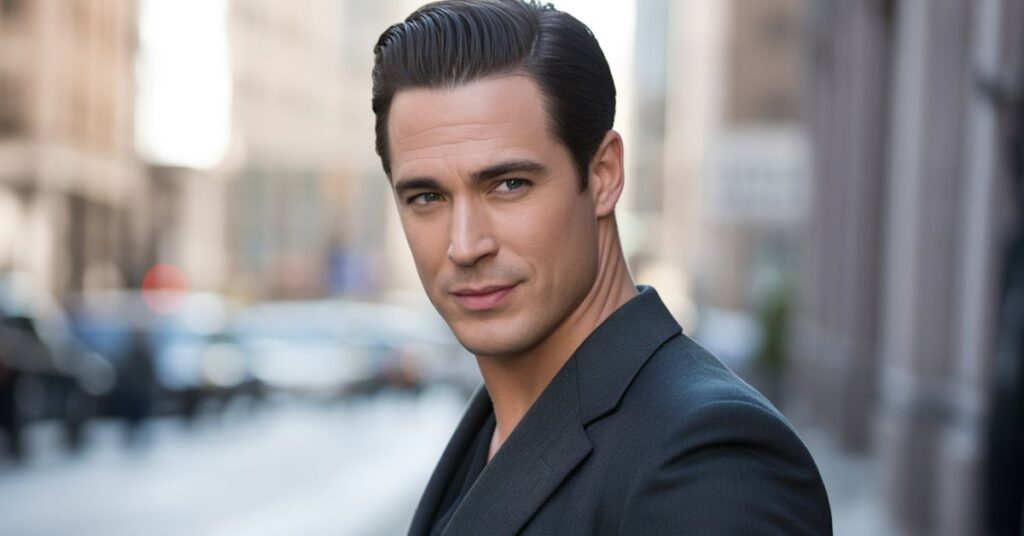 widow's peak men's haircut