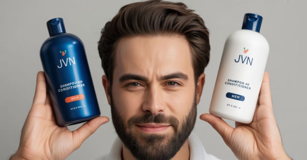 JVN shampoo and conditioner