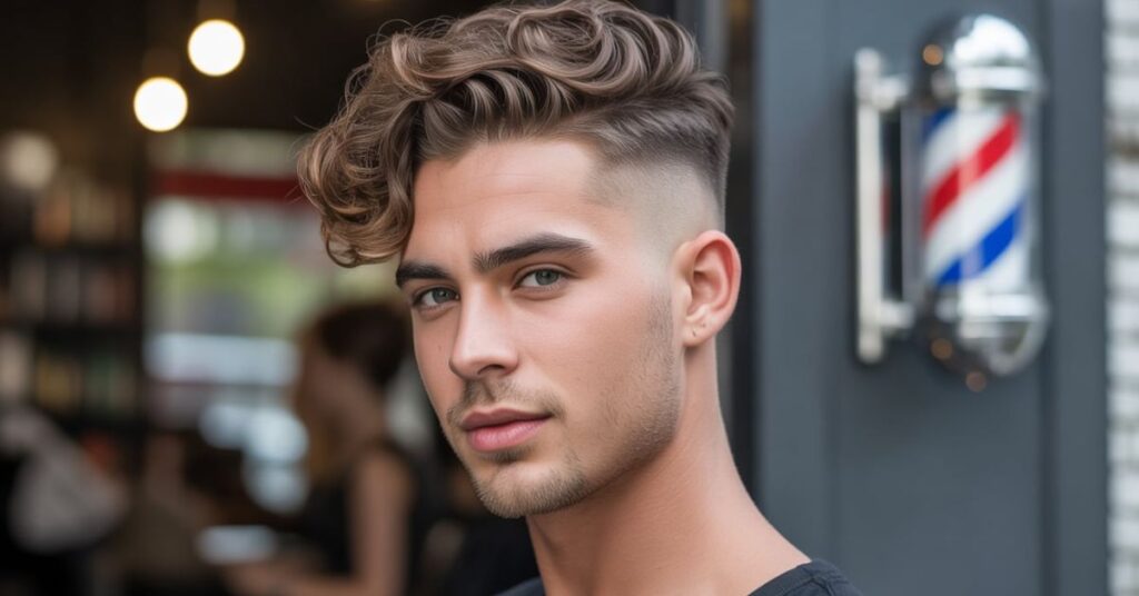 wavy haircuts men