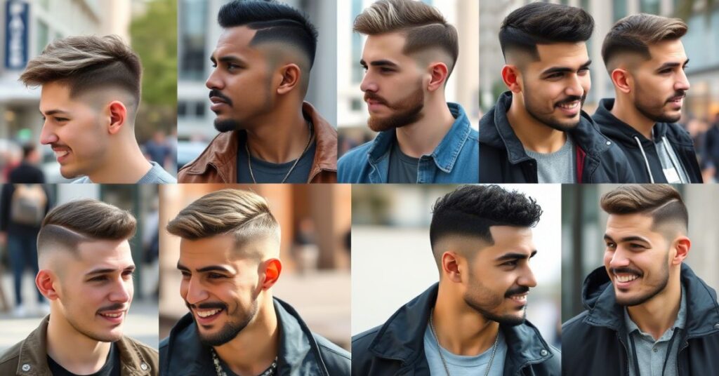 Attractive men's hairstyles