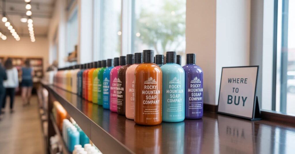 Rocky Mountain Soap Company shampoo