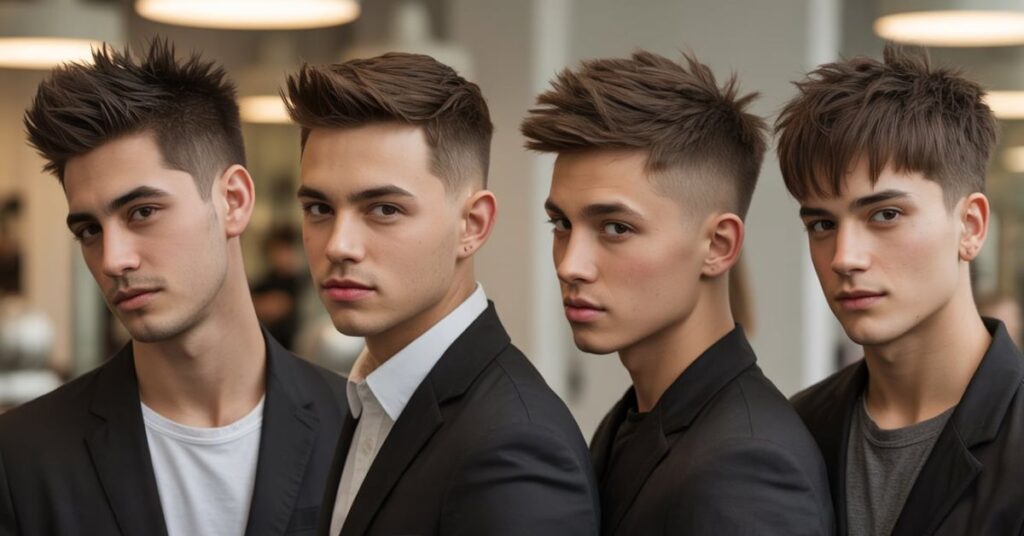 men's spiky haircuts