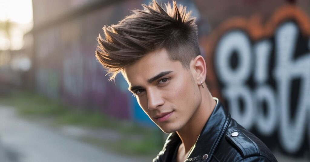 men's spiky haircuts