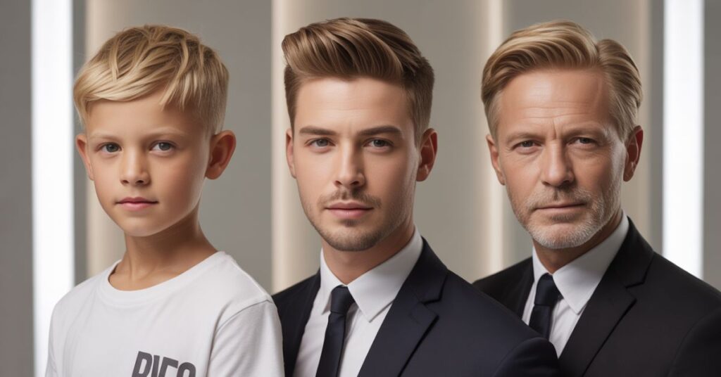 blonde mens haircuts