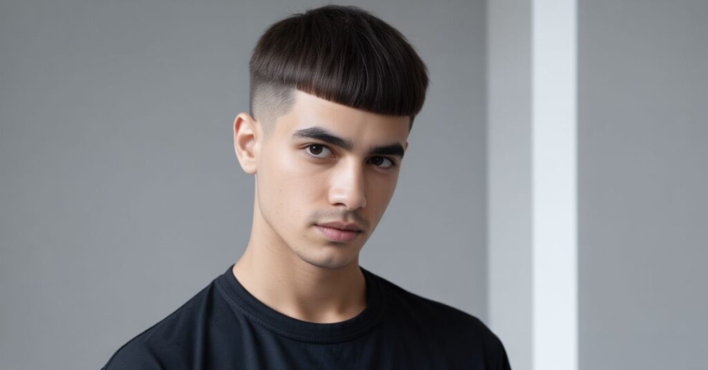 French crop haircut men
