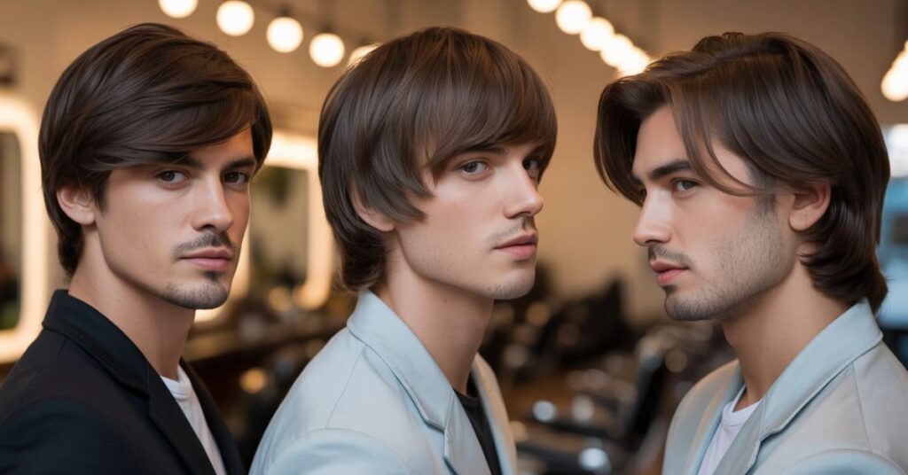 shoulder length haircuts for men