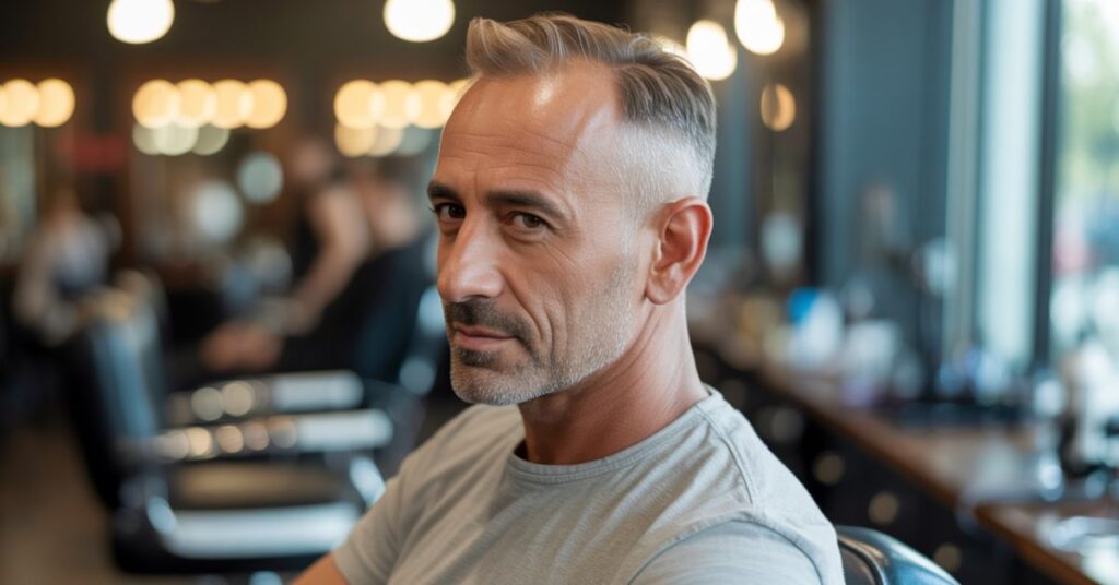 haircut for balding men