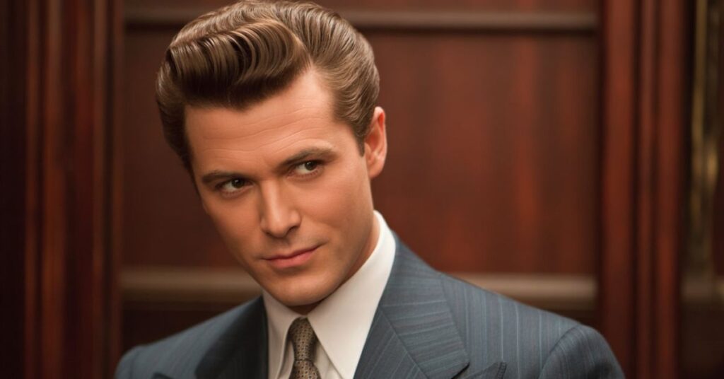 men's hard part haircut