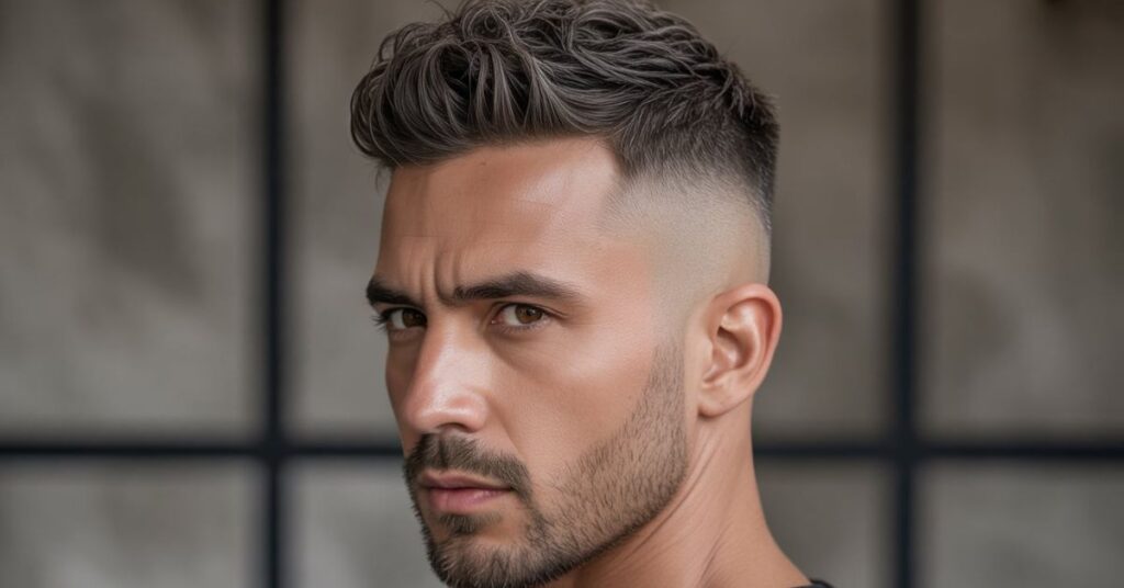 round face haircuts men