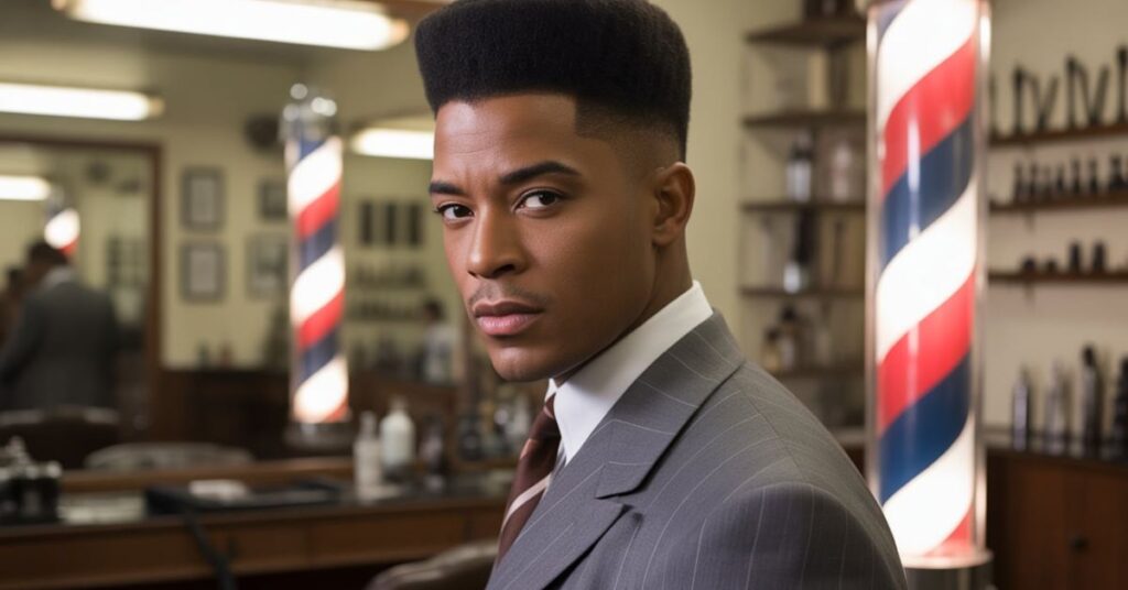 men's flat top haircut