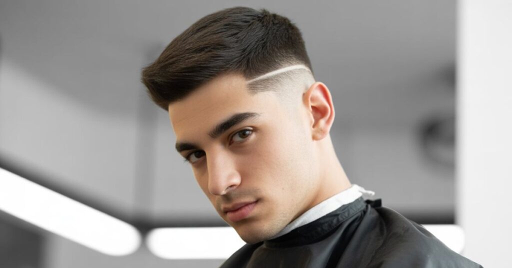 two block haircut men