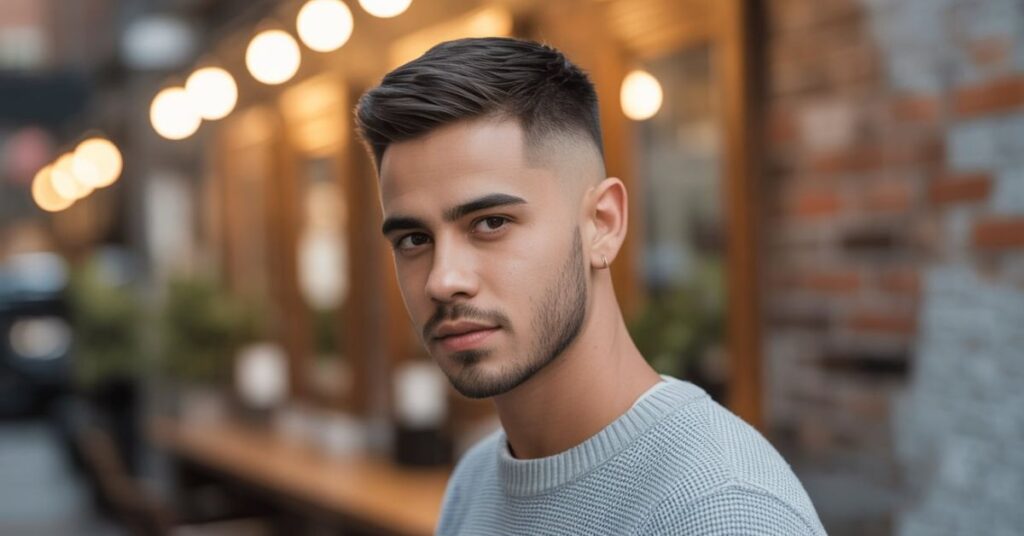 two block haircut men