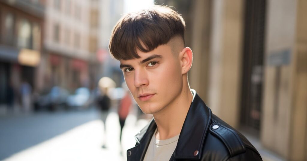 French crop haircut men
