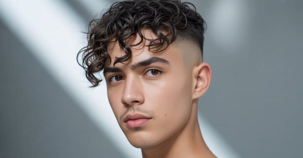 perm haircut men's
