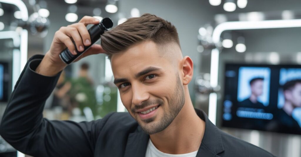 two block haircut men