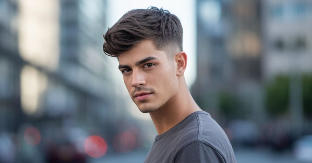 men's haircuts short messy