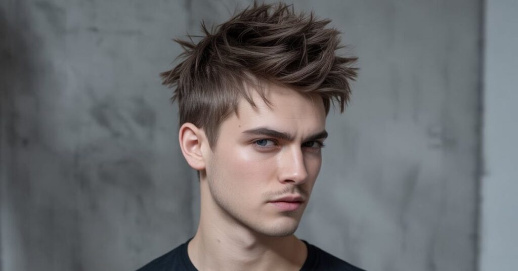 men's haircuts short messy