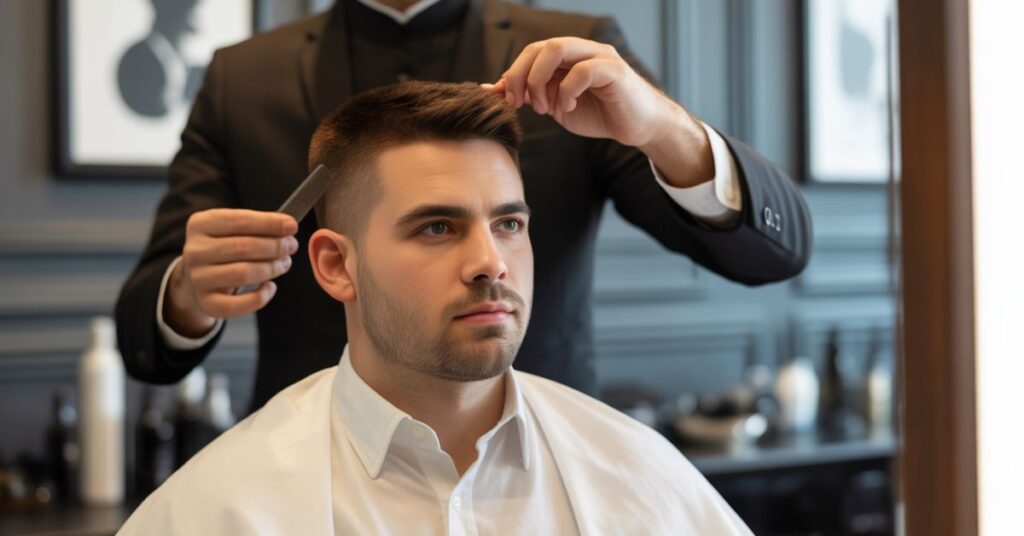 round face haircuts men