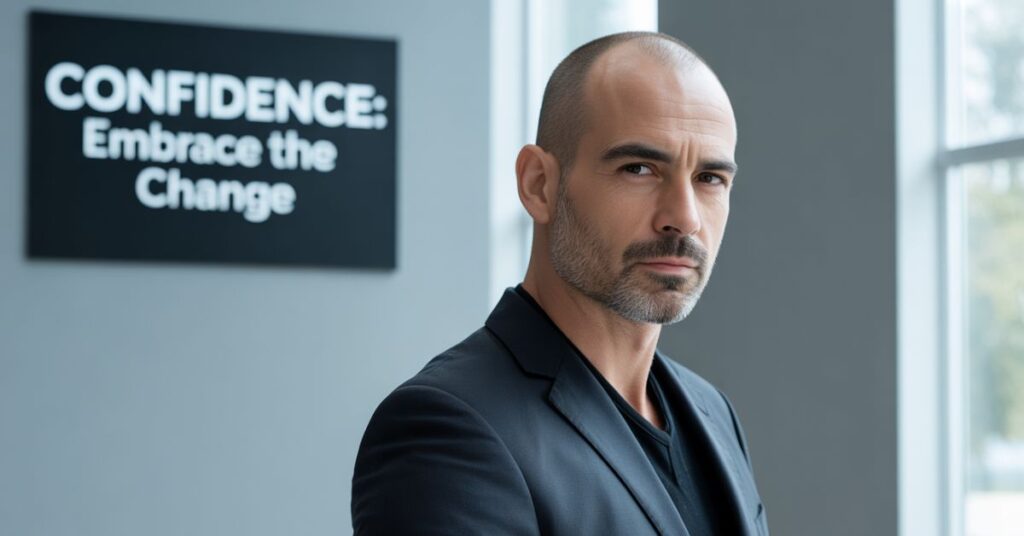 haircut for balding men