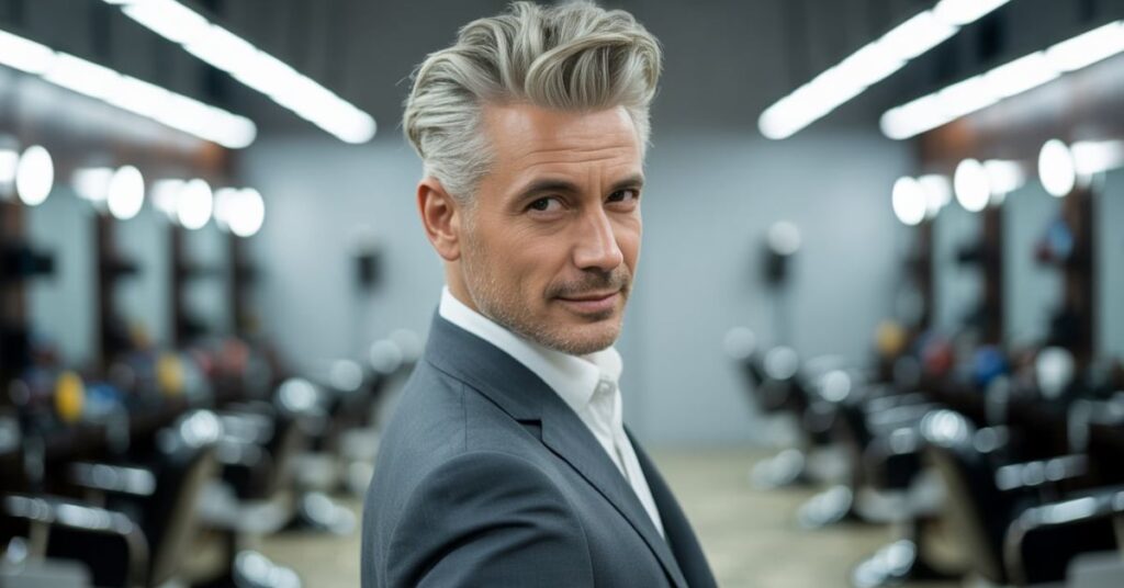 men's haircuts gray