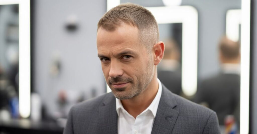 haircut for balding men