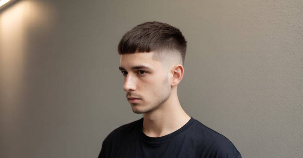 two block haircut men