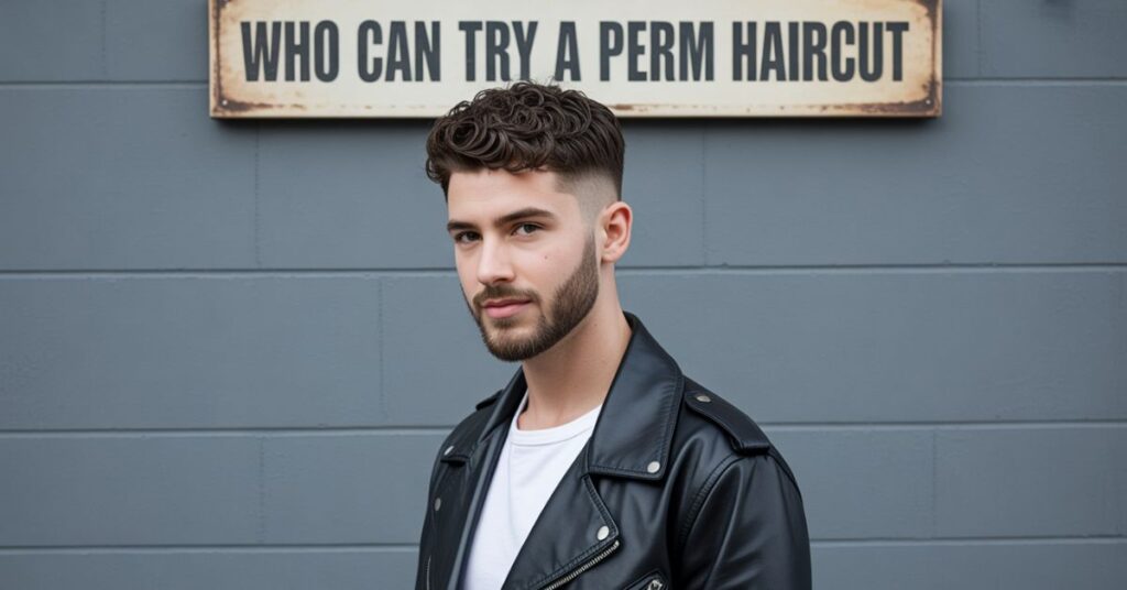 perm haircut men's