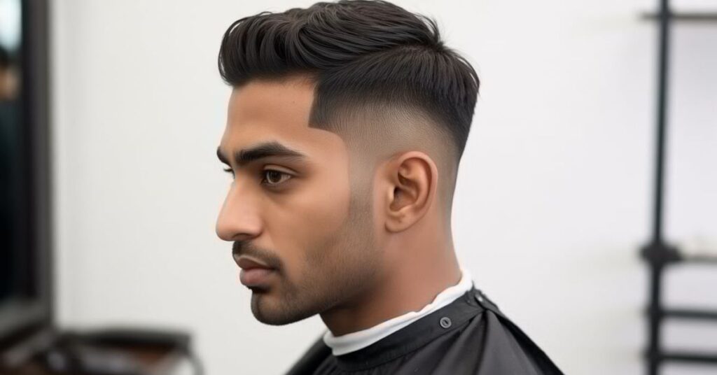 Indian men's haircut