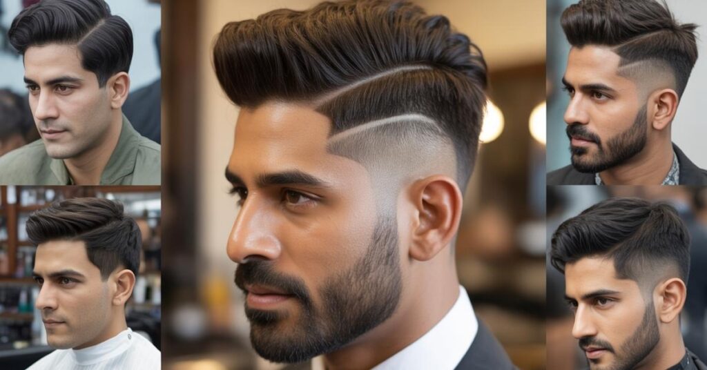 Indian men's haircut