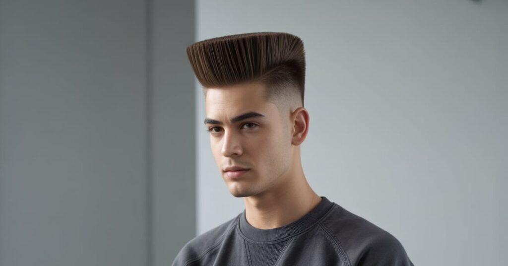 flattop haircut men