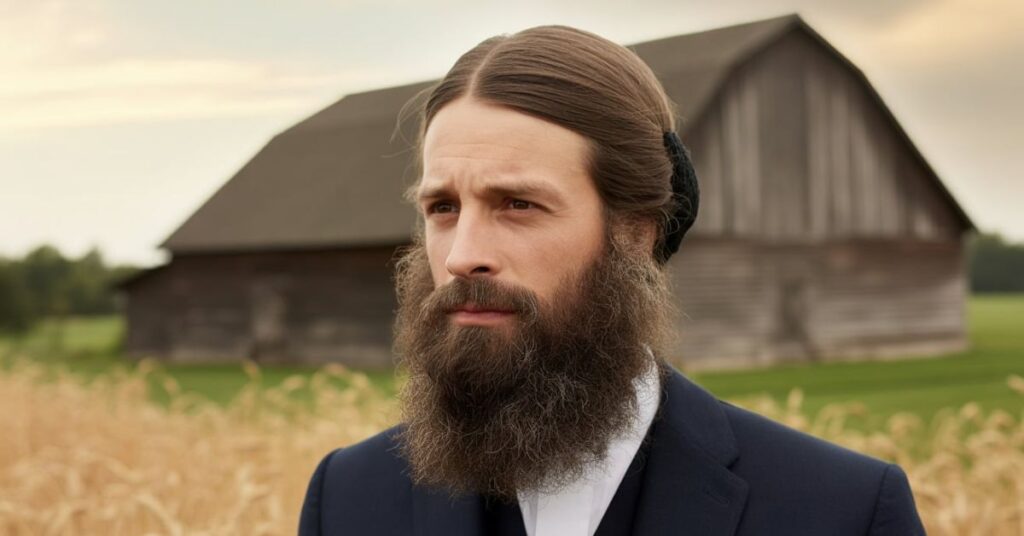 Amish men haircut