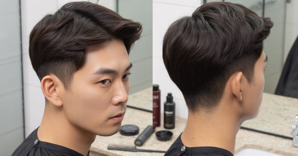 Korean men haircut