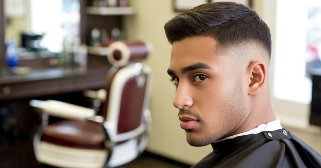flattop haircut men