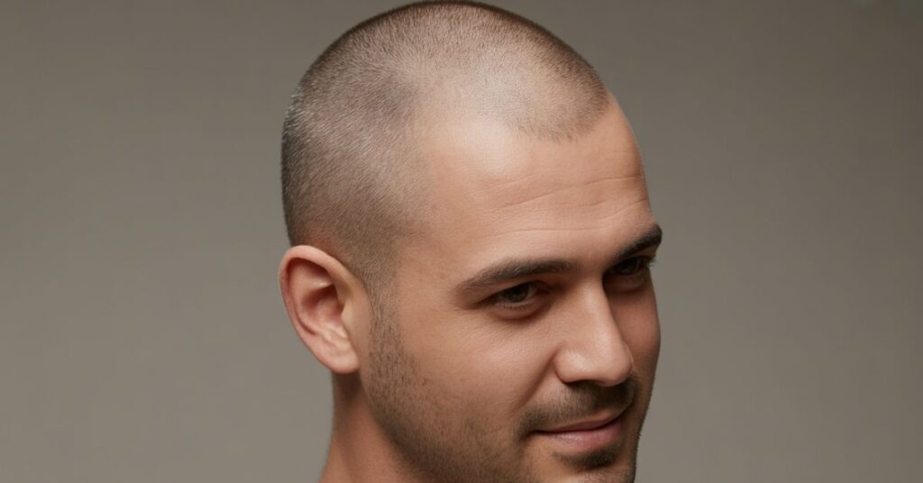 men's haircuts for balding on top