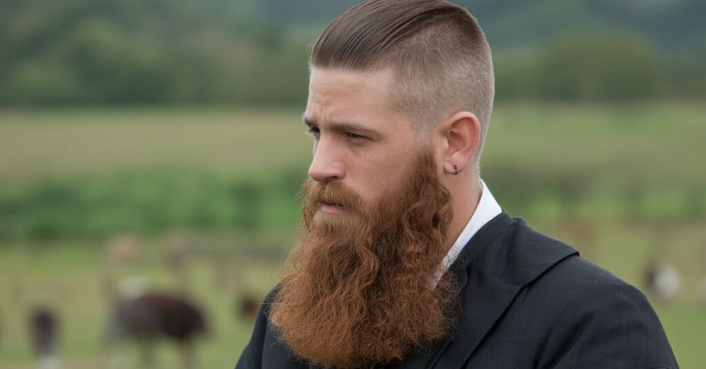 Amish men haircut