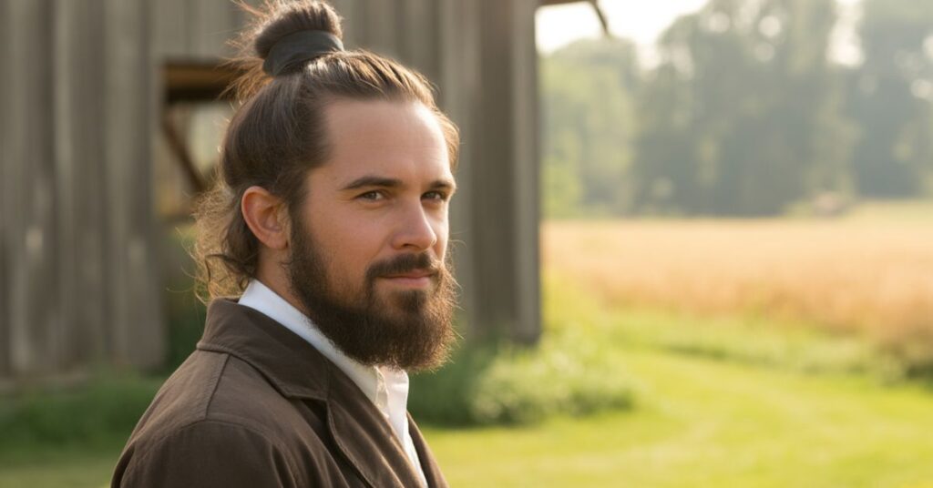 Amish men haircut