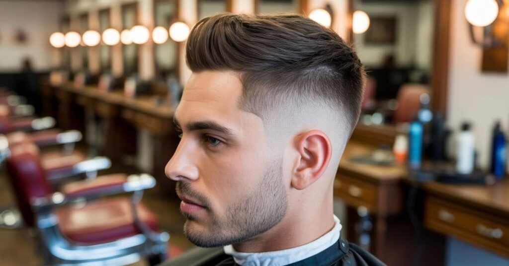 men's haircut high fade