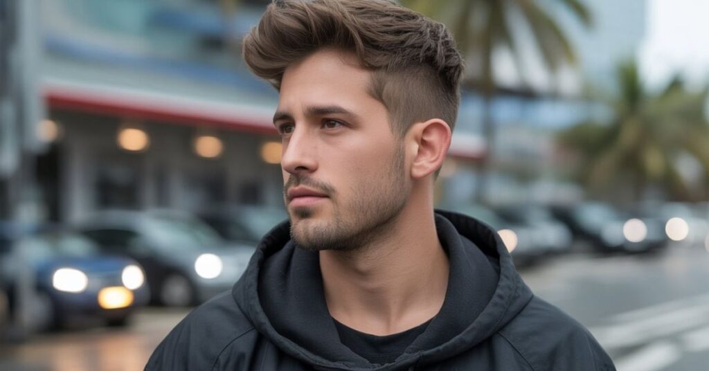 men's short haircuts messy