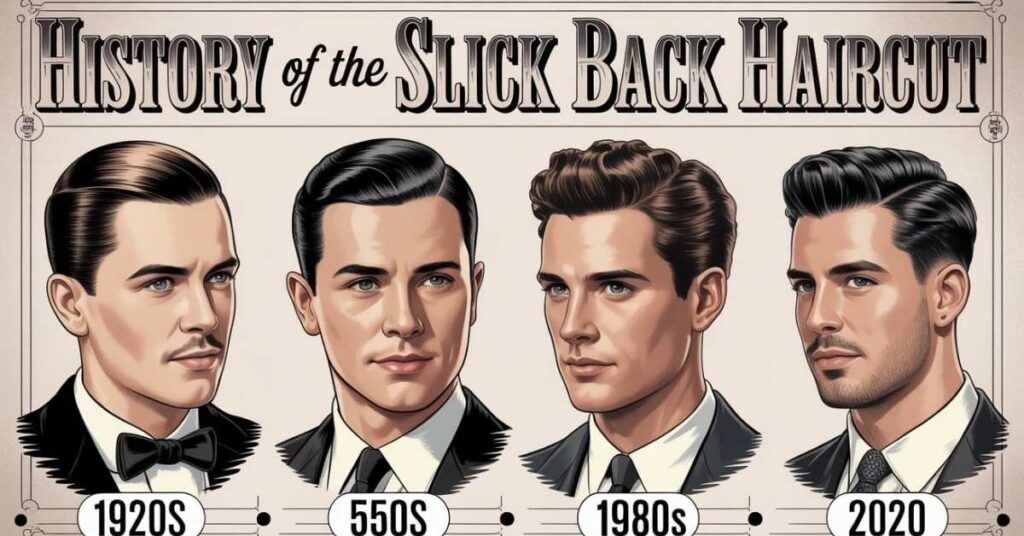 slick back haircut men