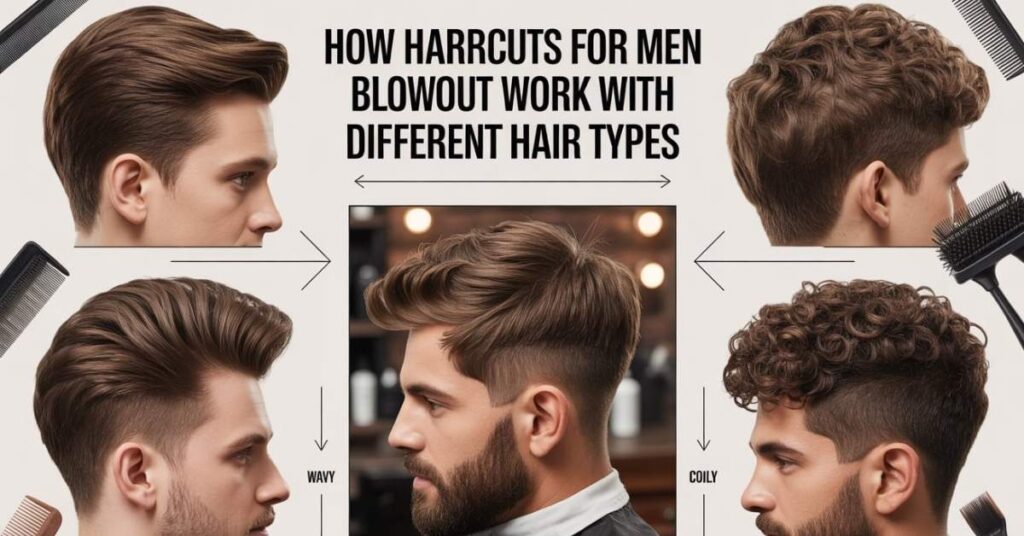 haircuts for men blowout