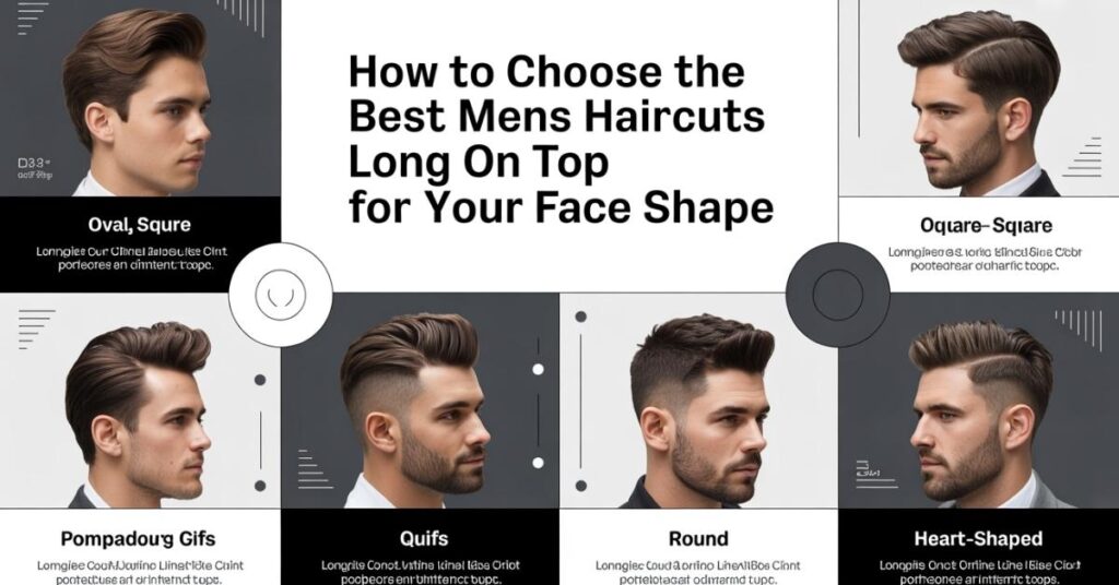 men's haircuts long on top