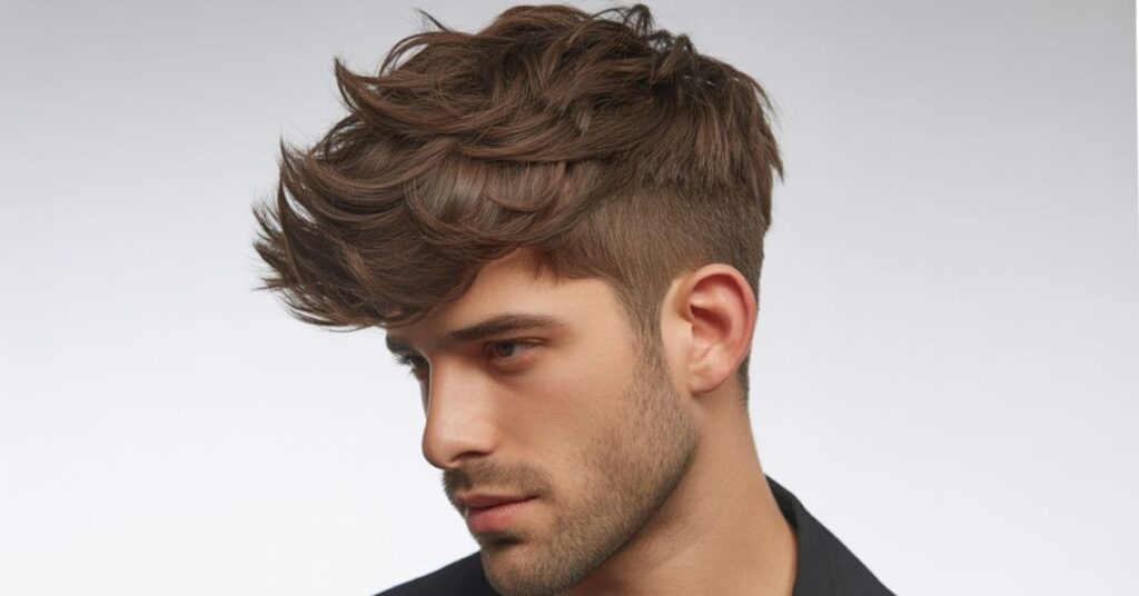 men's short haircuts messy