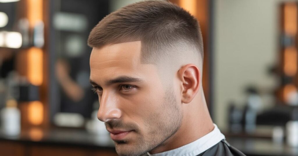 men crew cut haircut