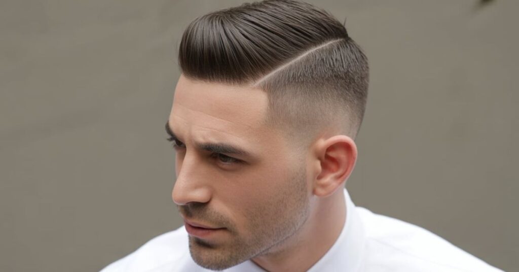short undercut haircut men